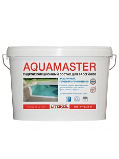 Гидроизоляция эластичная LITOKOL AQUAMASTER  20кг.