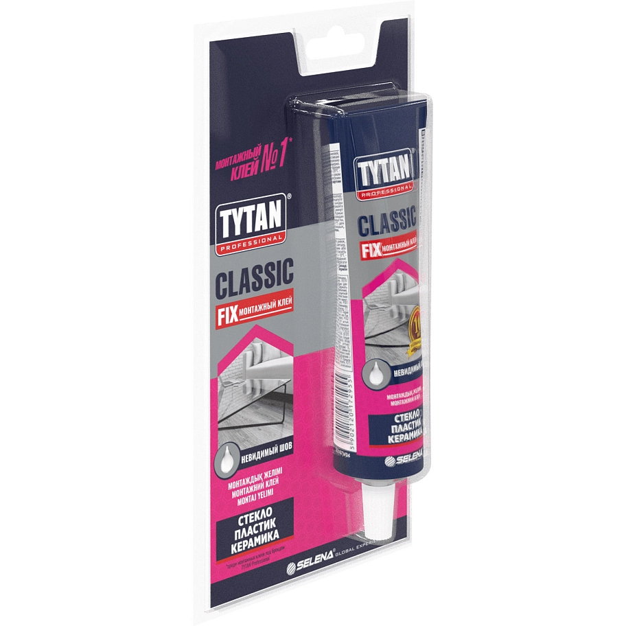 Клей монтажный универсальный Tytan Professionall Classic Fix прозрачный 100 мл