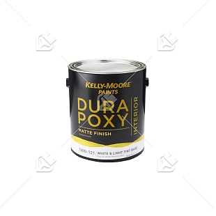 Интерьерная антивандальная краска для стен и потолков Kelly-Moore DuraPoxy Interior White & Light Tint base база BW 3,78 л
